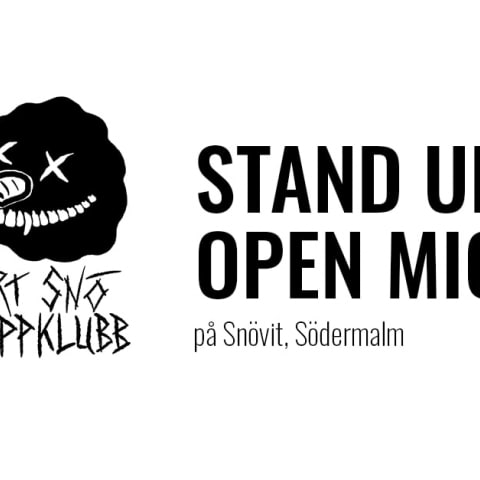 Open Mic på Svart Snö Ståuppklubb – söndagshäng med garv på Söder