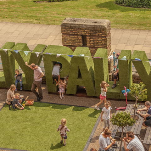 Alexandra Palace's huge beer garden is open for summer