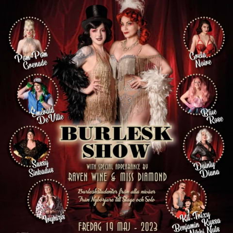 Burleskshow med Miss Diamond & Marikas Burlesk