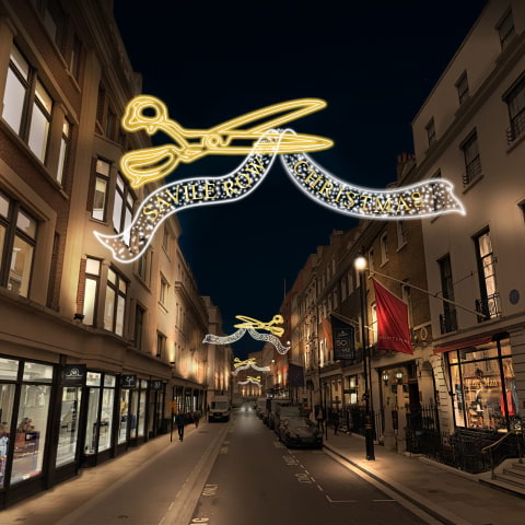 Savile Row's new Christmas lights are a cut above