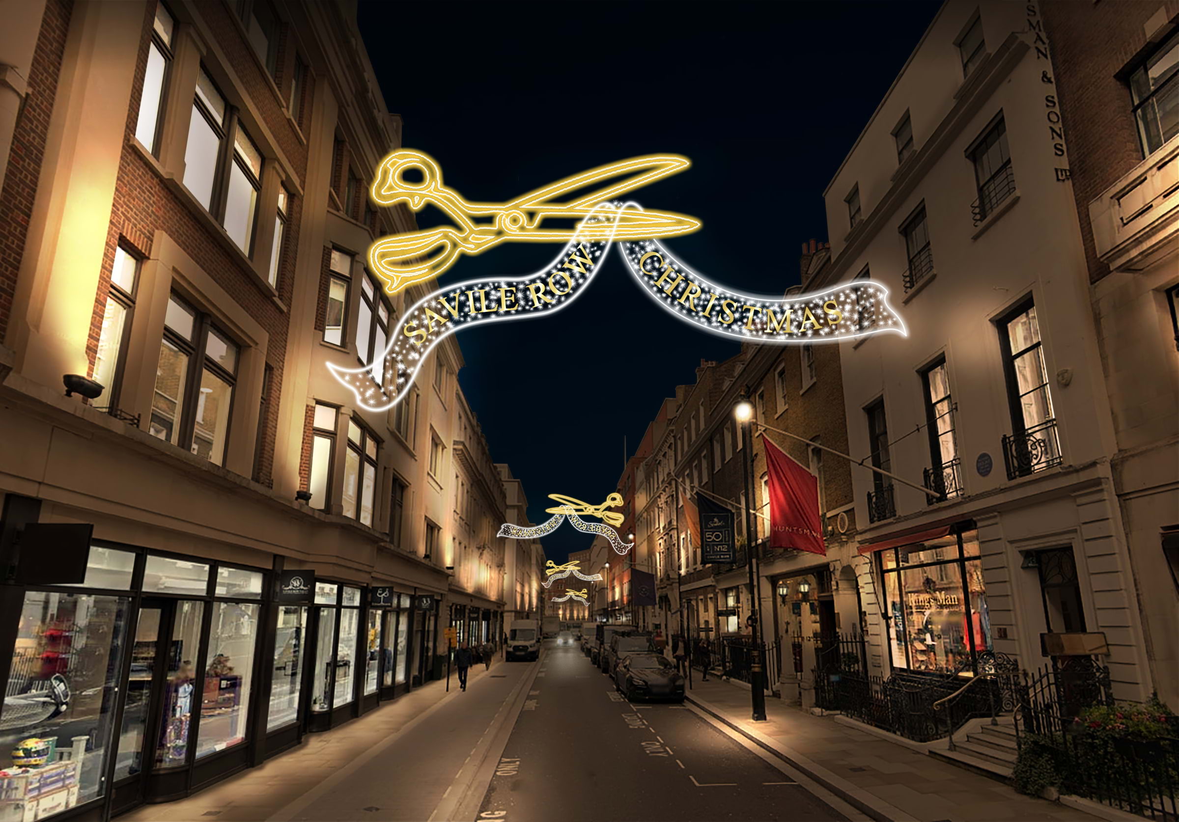 Savile Row's new Christmas lights are a cut above