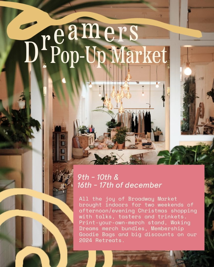 The Waking Dreams Dreamers Pop-Up is more than just your average Christmas market