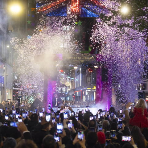 See the Carnaby Christmas lights in Soho