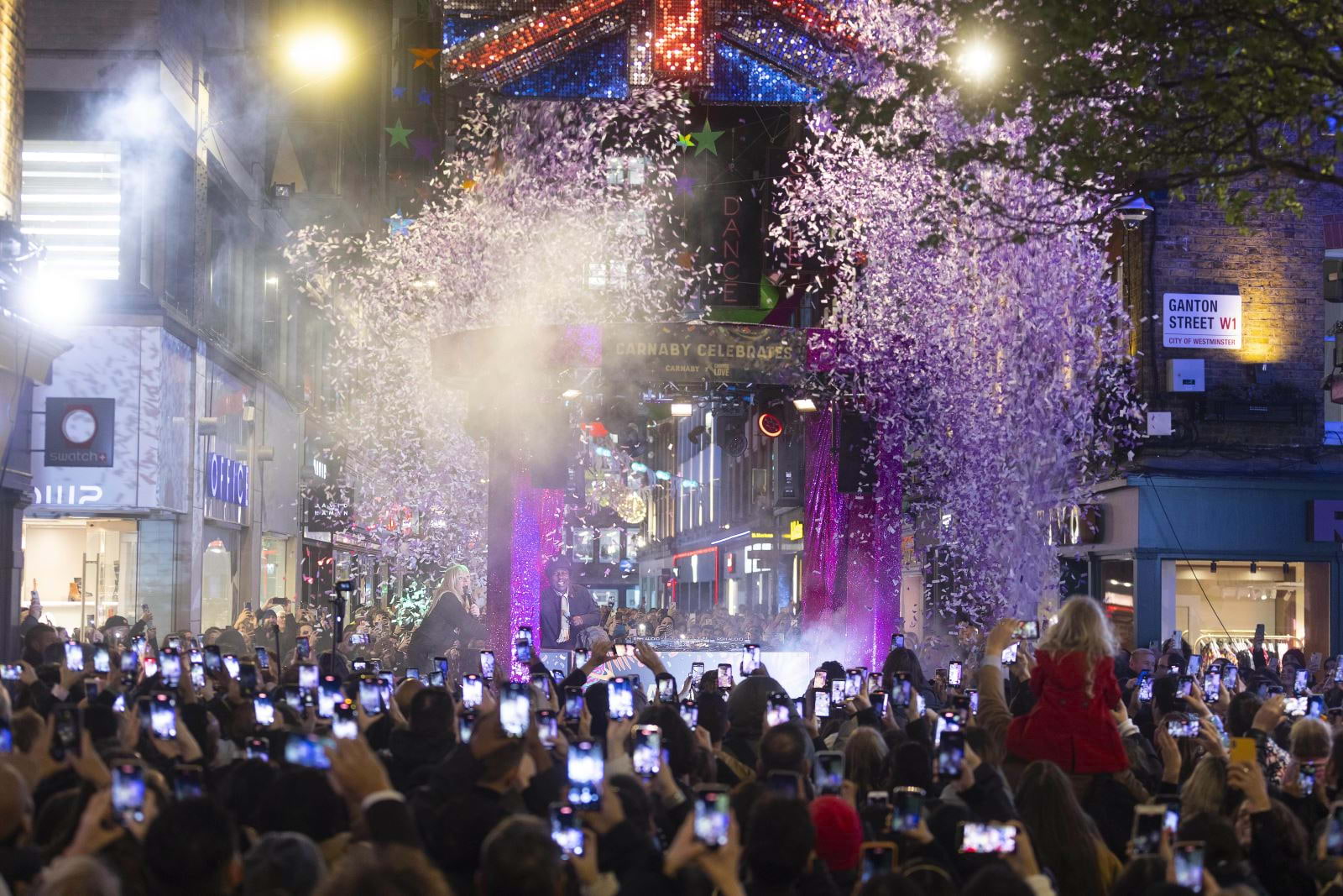 See the Carnaby Christmas lights in Soho