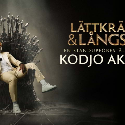 Kodjo Akolor förlänger standupturnén med nya datum i vår