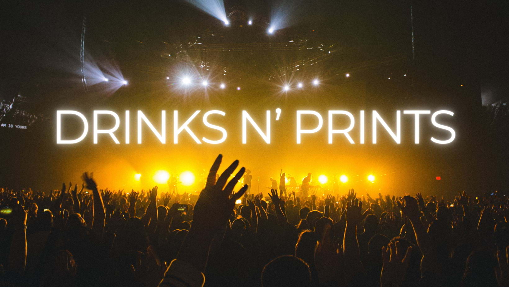 Drinks n' Prints: Kreativ after work med utställning av konsertfoto
