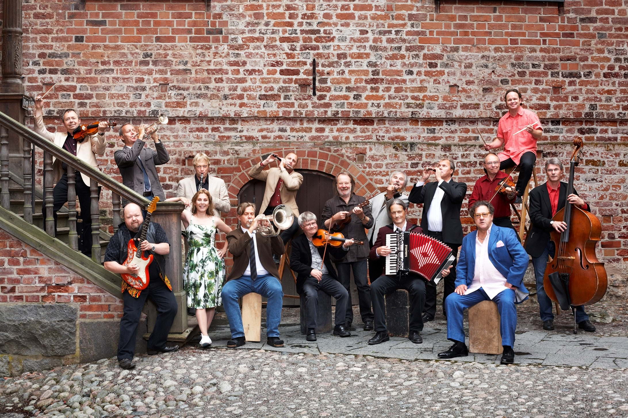 Benny Anderssons Orkester tillsammans med Helen Sjöholm och Tommy Körberg. Foto: Carl Hjelte