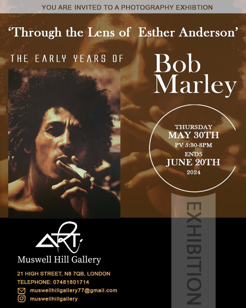Through the Lens of Esther Anderson: Bob Marley: The Early Years Exhibition