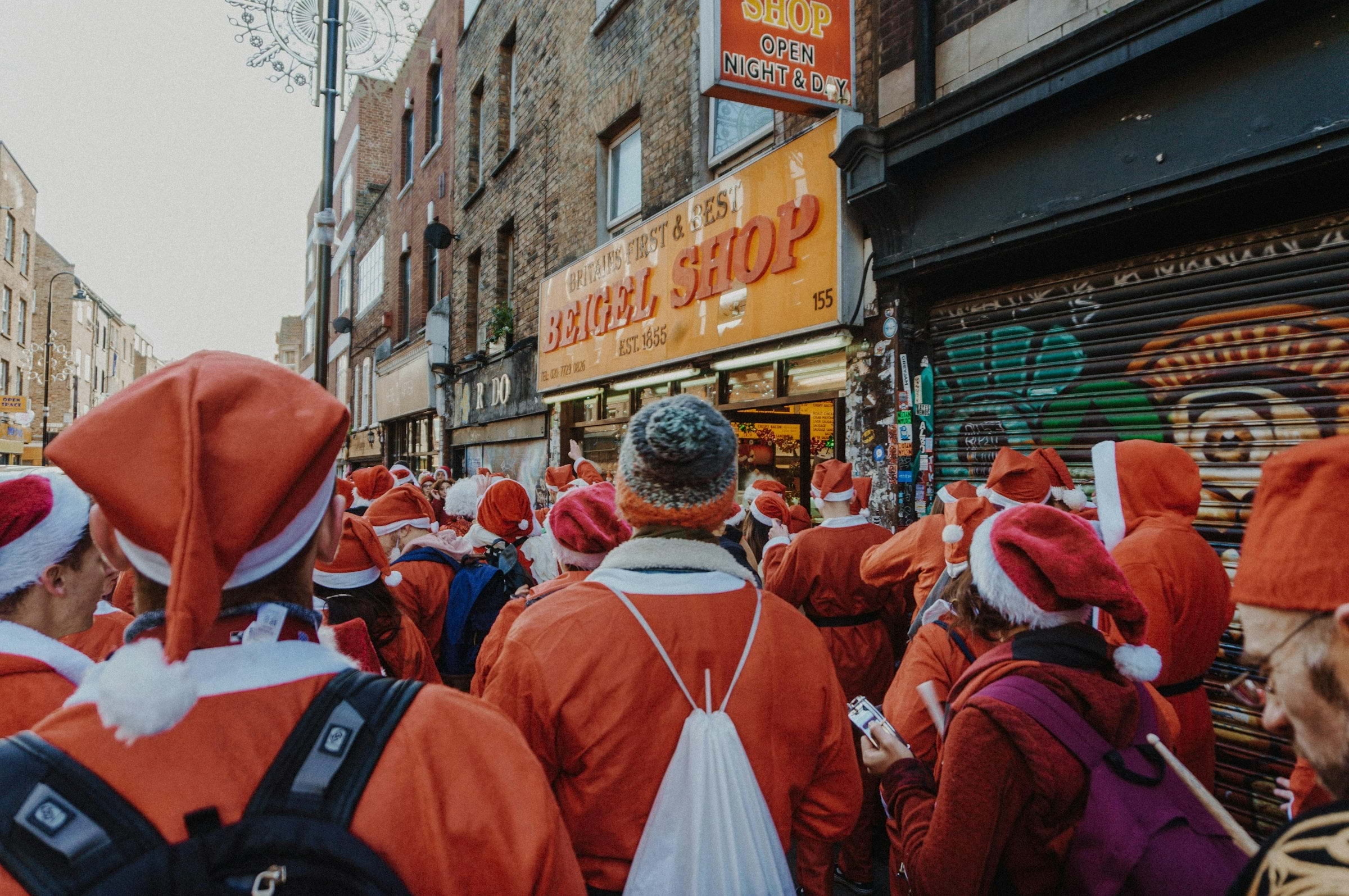 Hundreds of Santas will paint the town red this Saturday