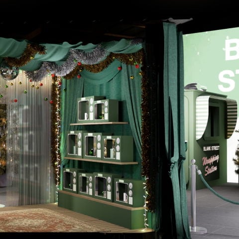 Blank Street brings nostalgia to Manchester with festive gifting pop-up