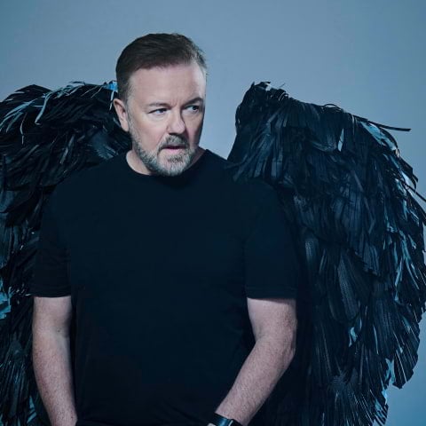 Komikern Ricky Gervais till Stockholm 2025