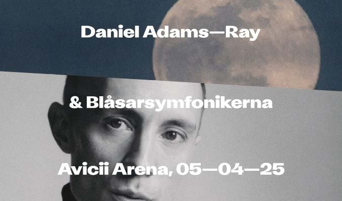 Daniel Adams-Ray spelar med Blåsarsymfonikerna i Avicii Arena