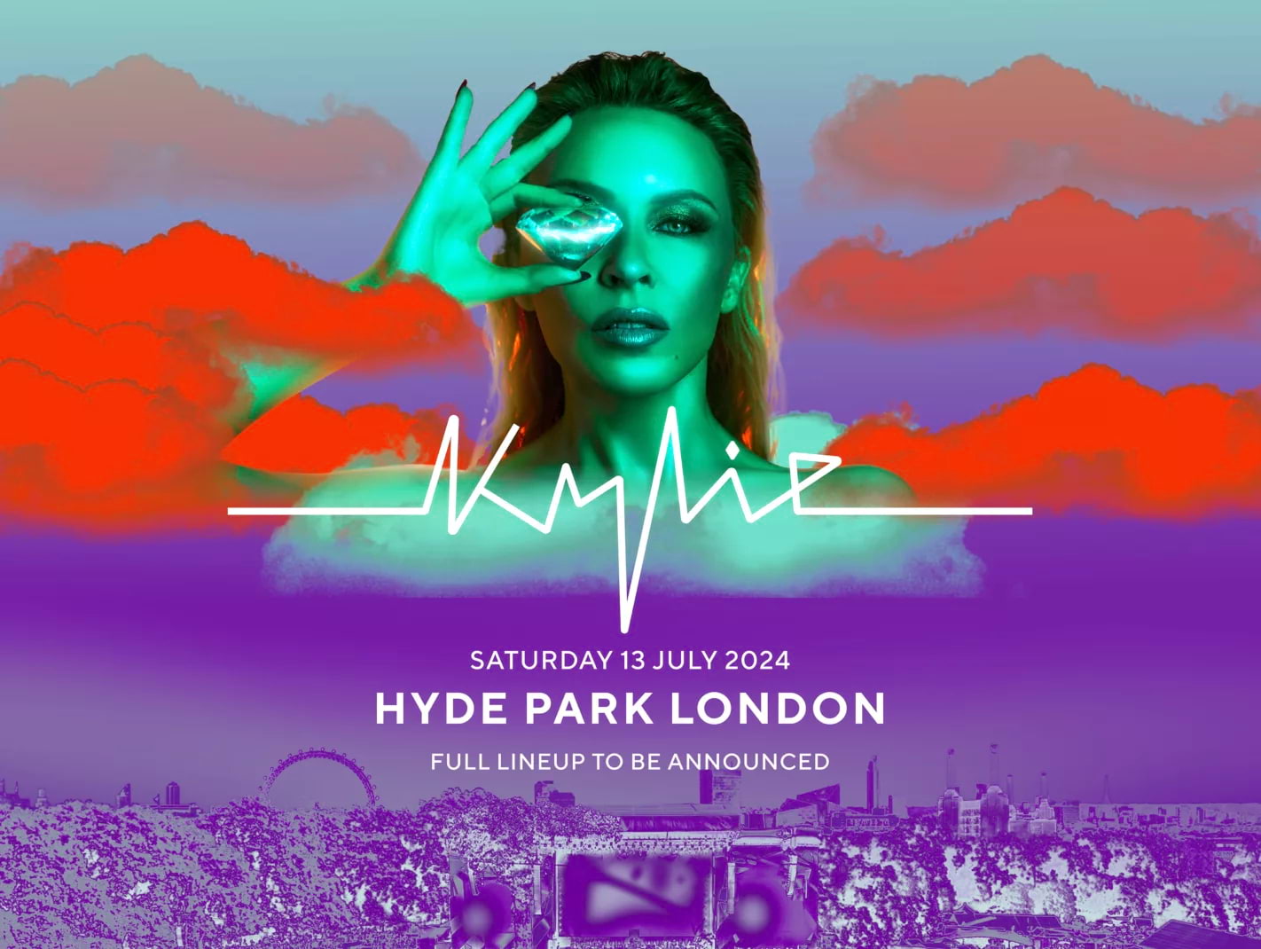 Pop legend Kylie Minogue is coming to Hyde Park this summer