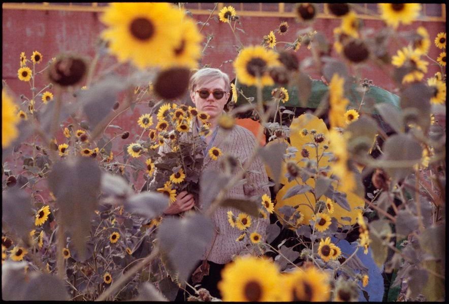 Here's your chance to catch an exclusive glimpse of Andy Warhol at work