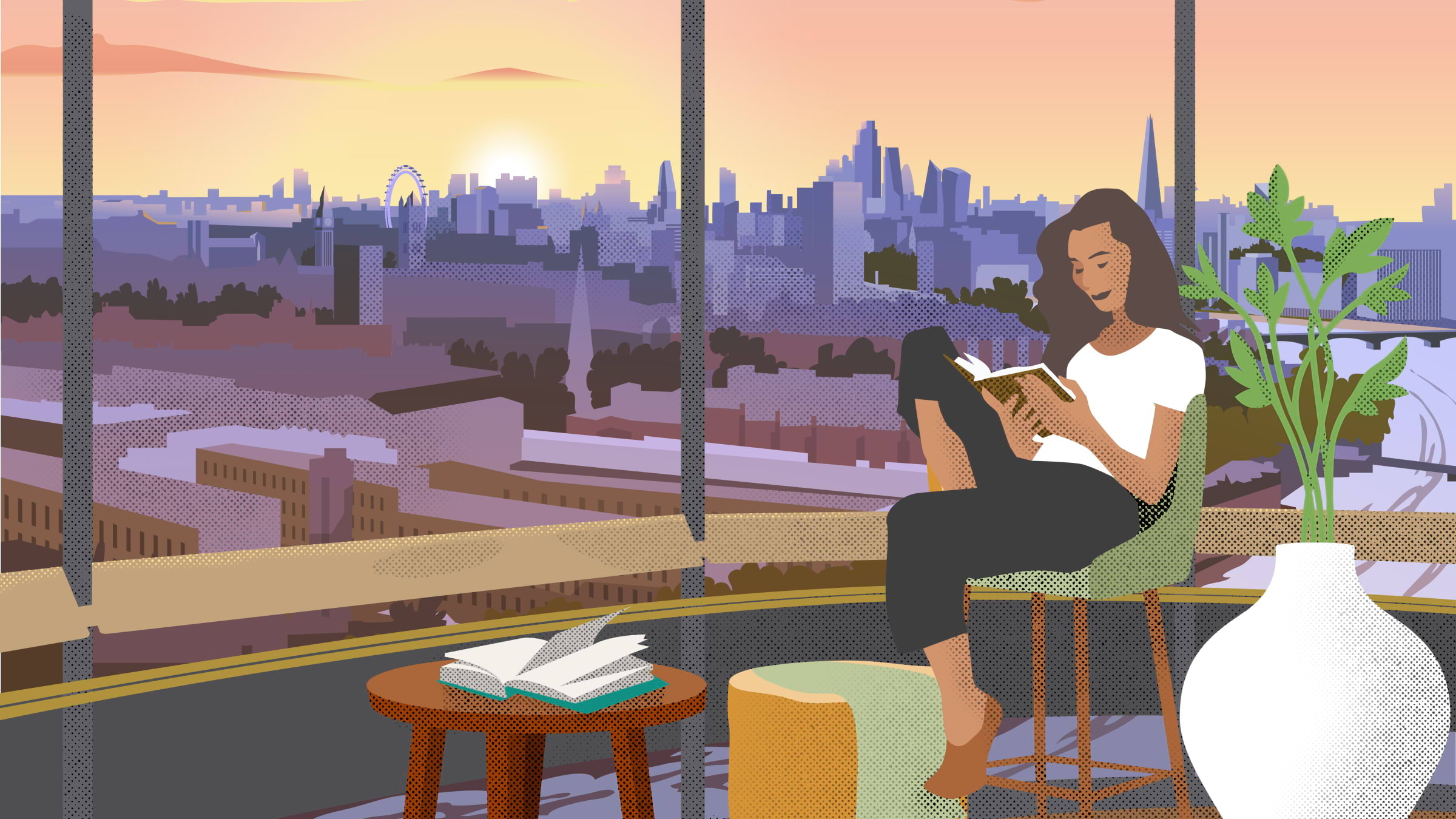 Find your new favourite book above the clouds in Battersea
