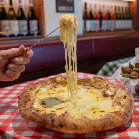 See off the winter blues with fondue pizza from Pizza Pilgrims