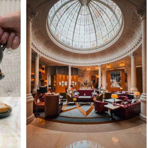 There's a new luxurious caviar and seafood afternoon tea