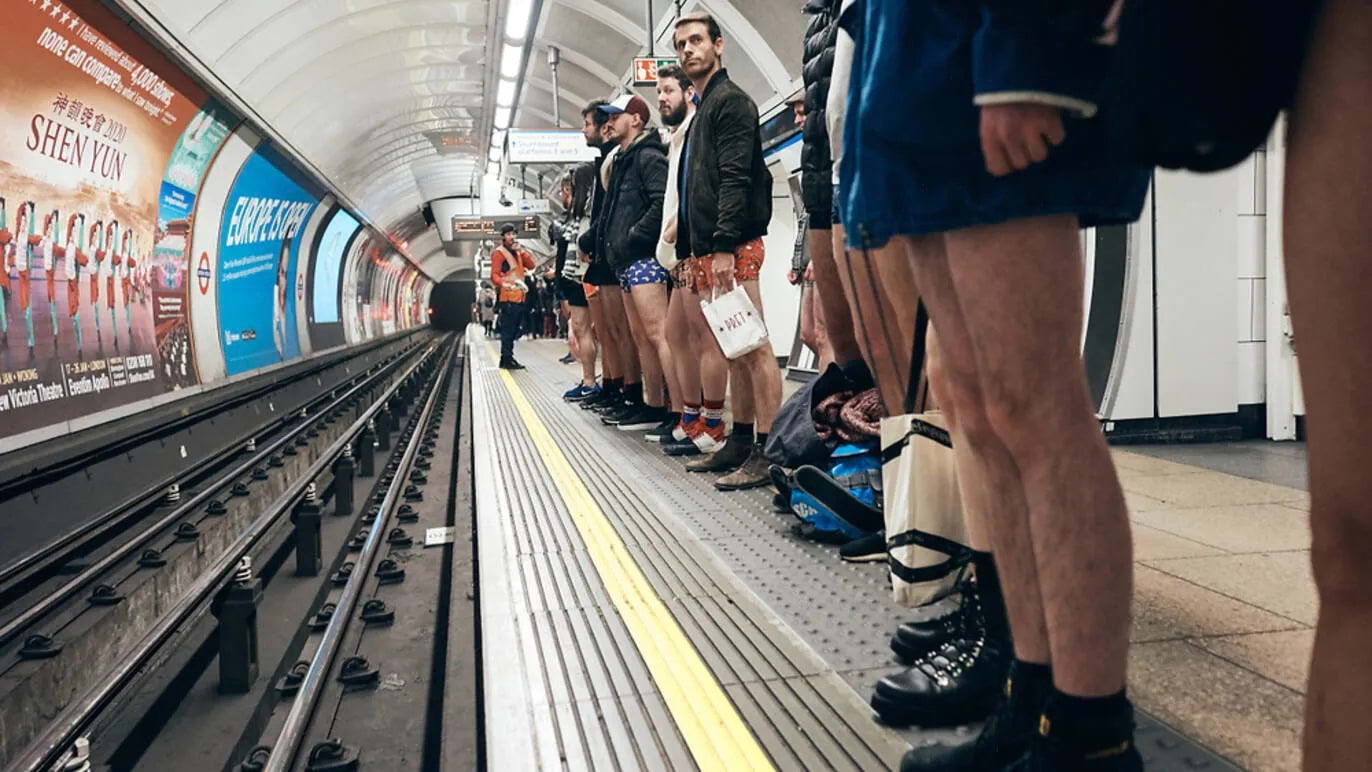 Don't be shy – it's the No Trousers Tube Ride