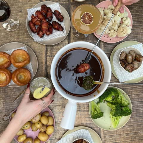 Move over cheese fondue – gravy fondue has arrived