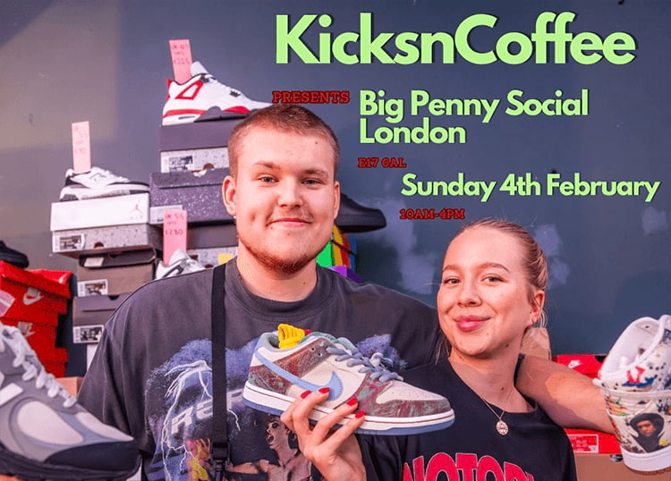 Get your fix of coffee and sneakers at Big Penny Social this Sunday