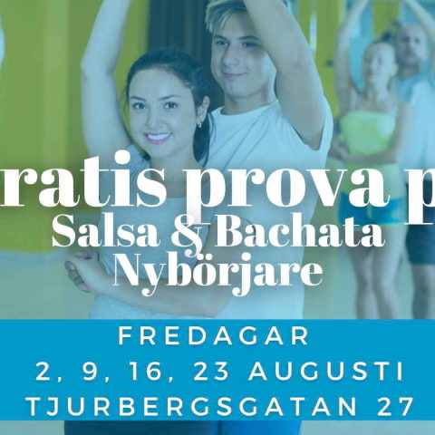 Gratis prova-på: salsa och bachata för nybörjare