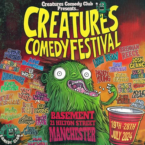 A ten-day comedy festival is coming to Manchester