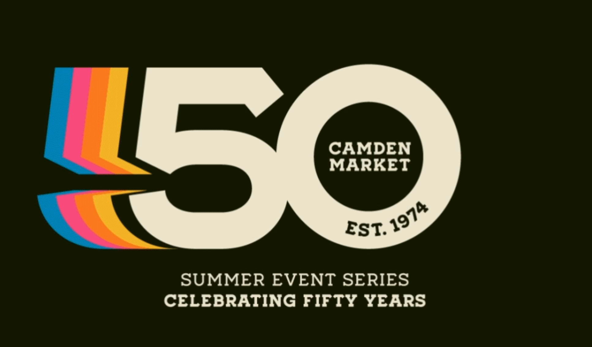 Celebrate Camden Market's 50th anniversary this summer