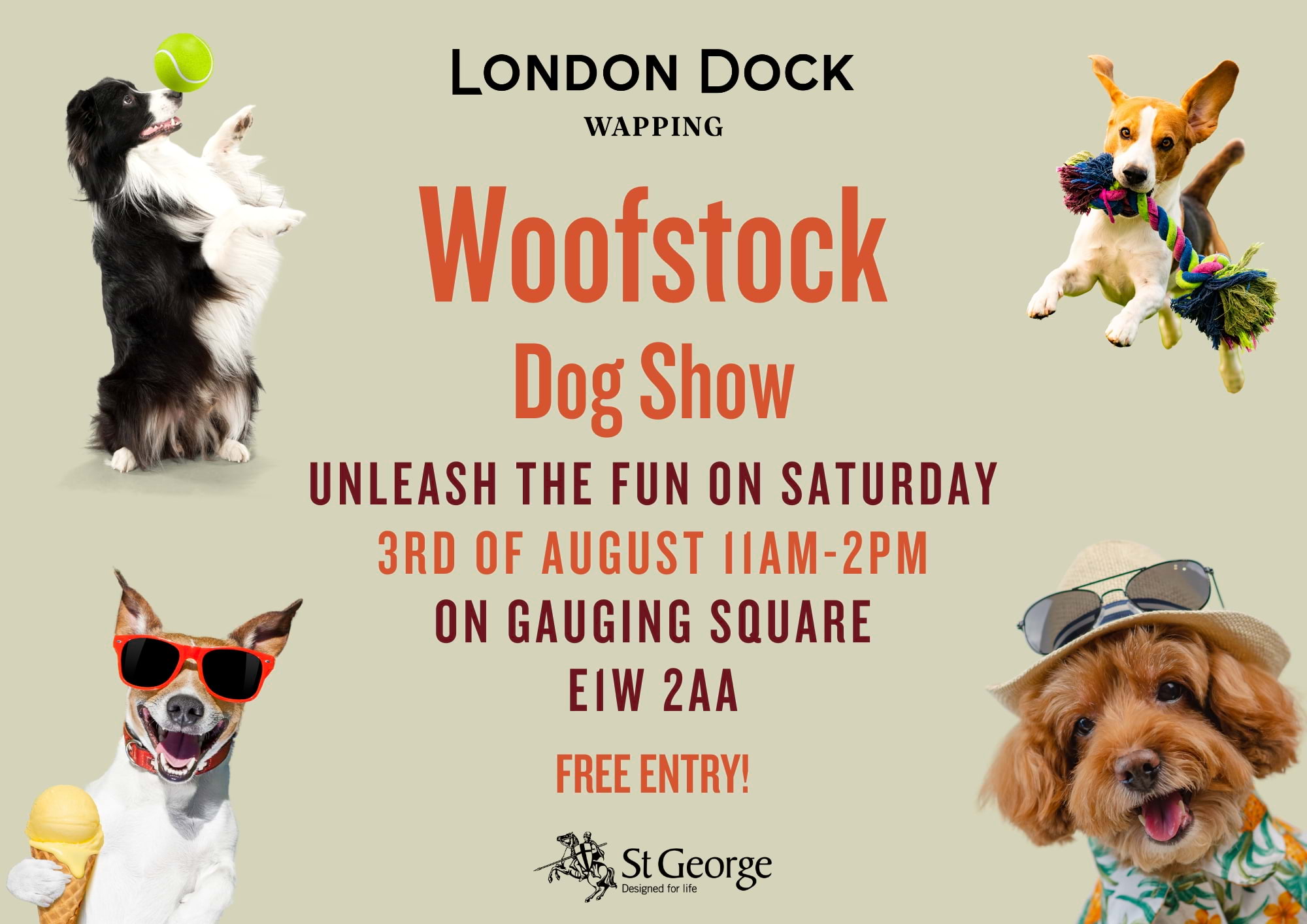 Enjoy a day of woof-tastic fun at London Dock's Summer Dog Show