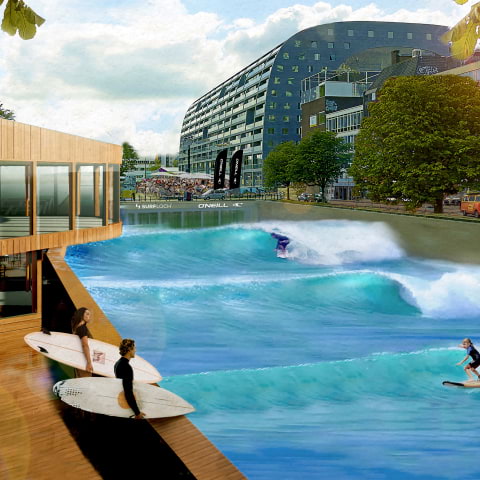 Soon you'll be able to hop on the Eurostar to the world's first city centre wave pool