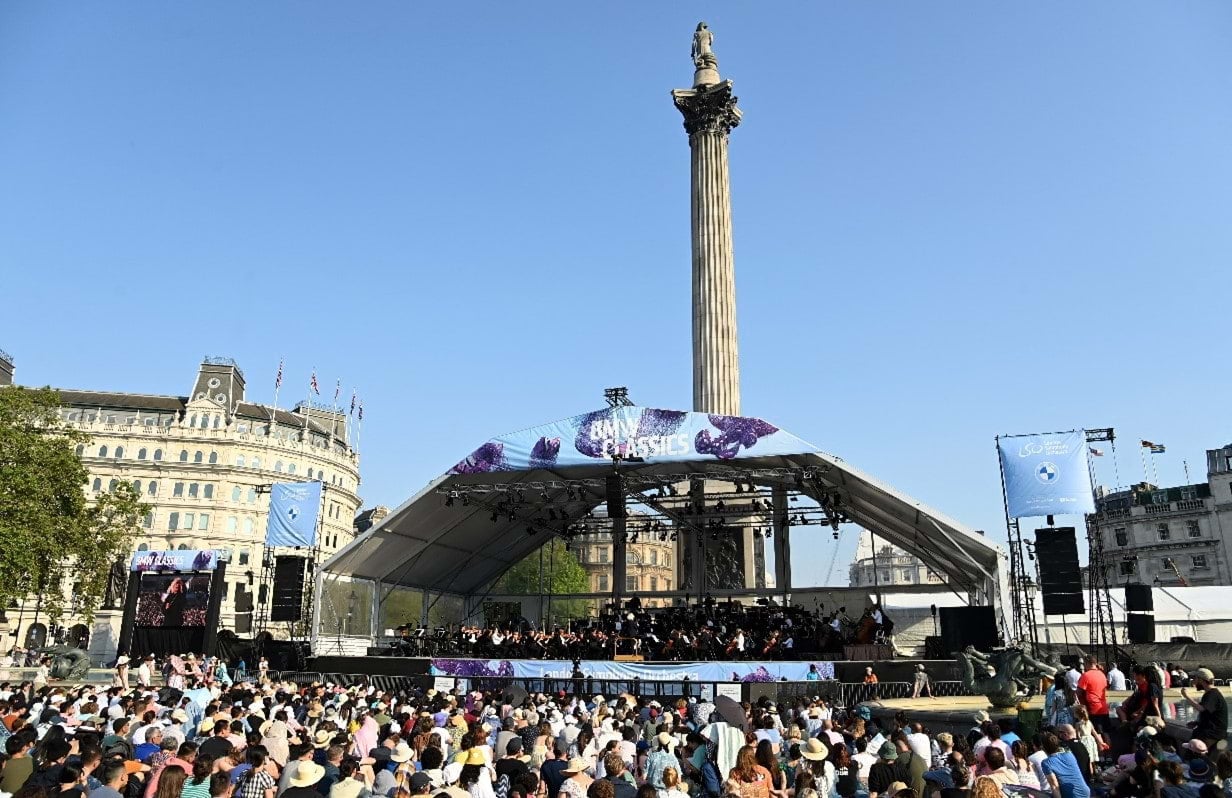 Enjoy a free summer open-air concert in Trafalgar Square