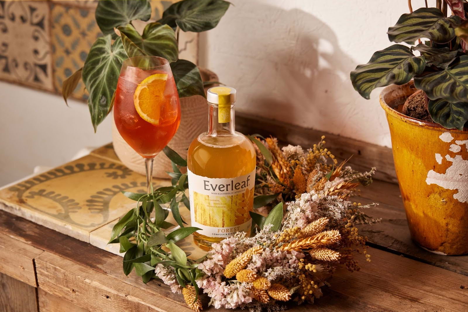 Weave your crown while trying a new Everleaf spritz