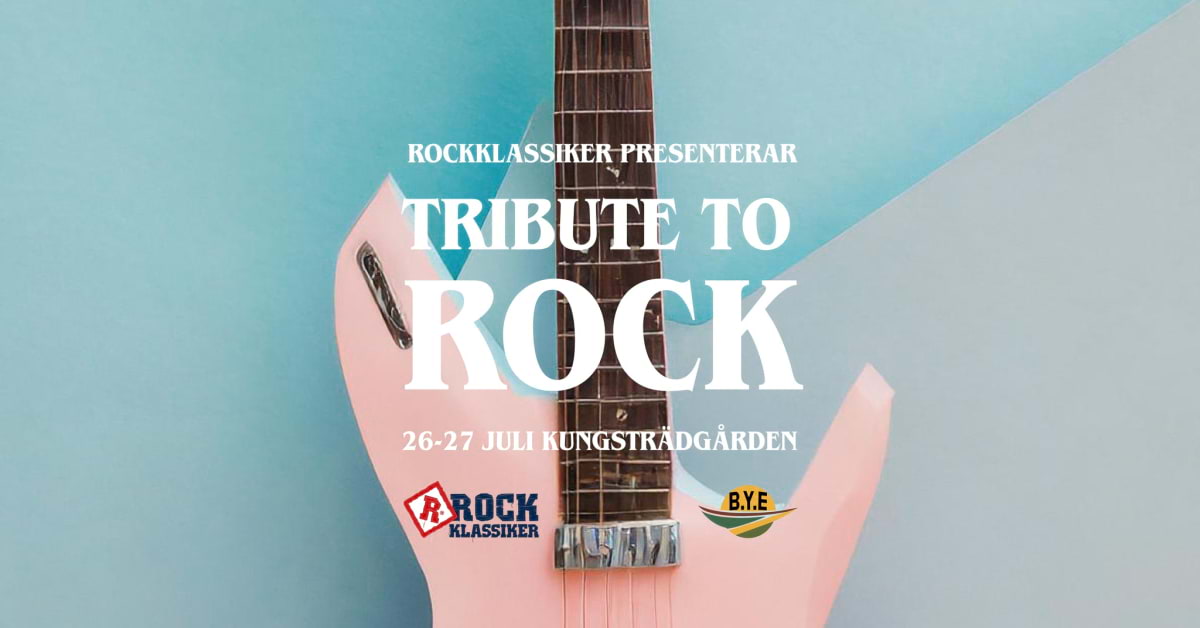 Tribute to Rock rockar loss i Kungsträdgården – Händer i helgen
