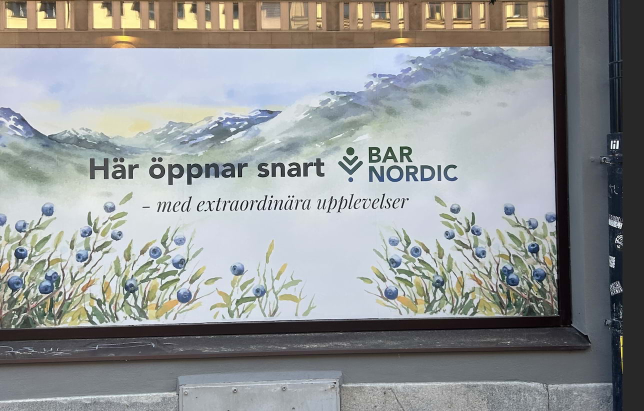 Nu öppnar Bar Nordic i Stockholm