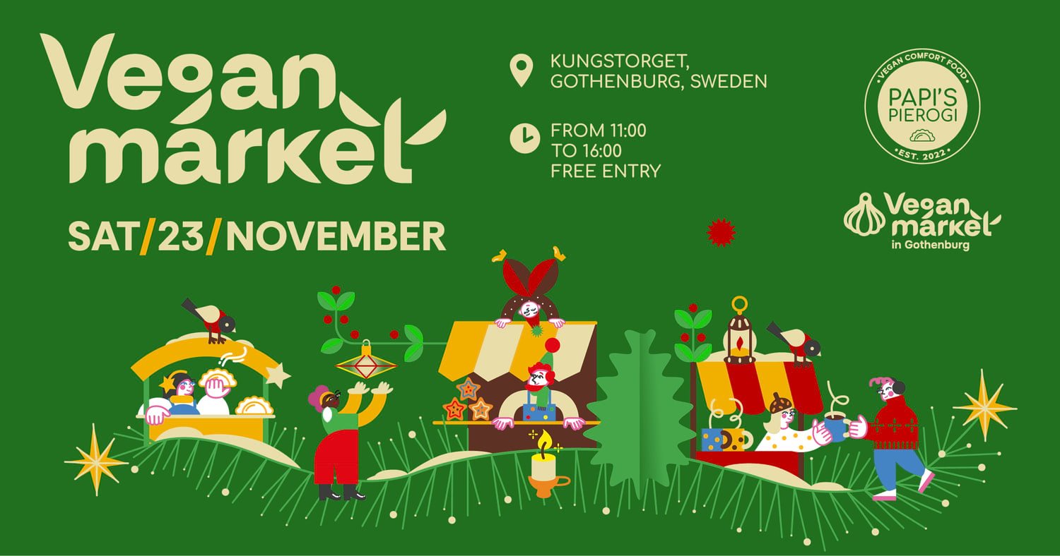 Vegansk julmarknad på Kungstorget