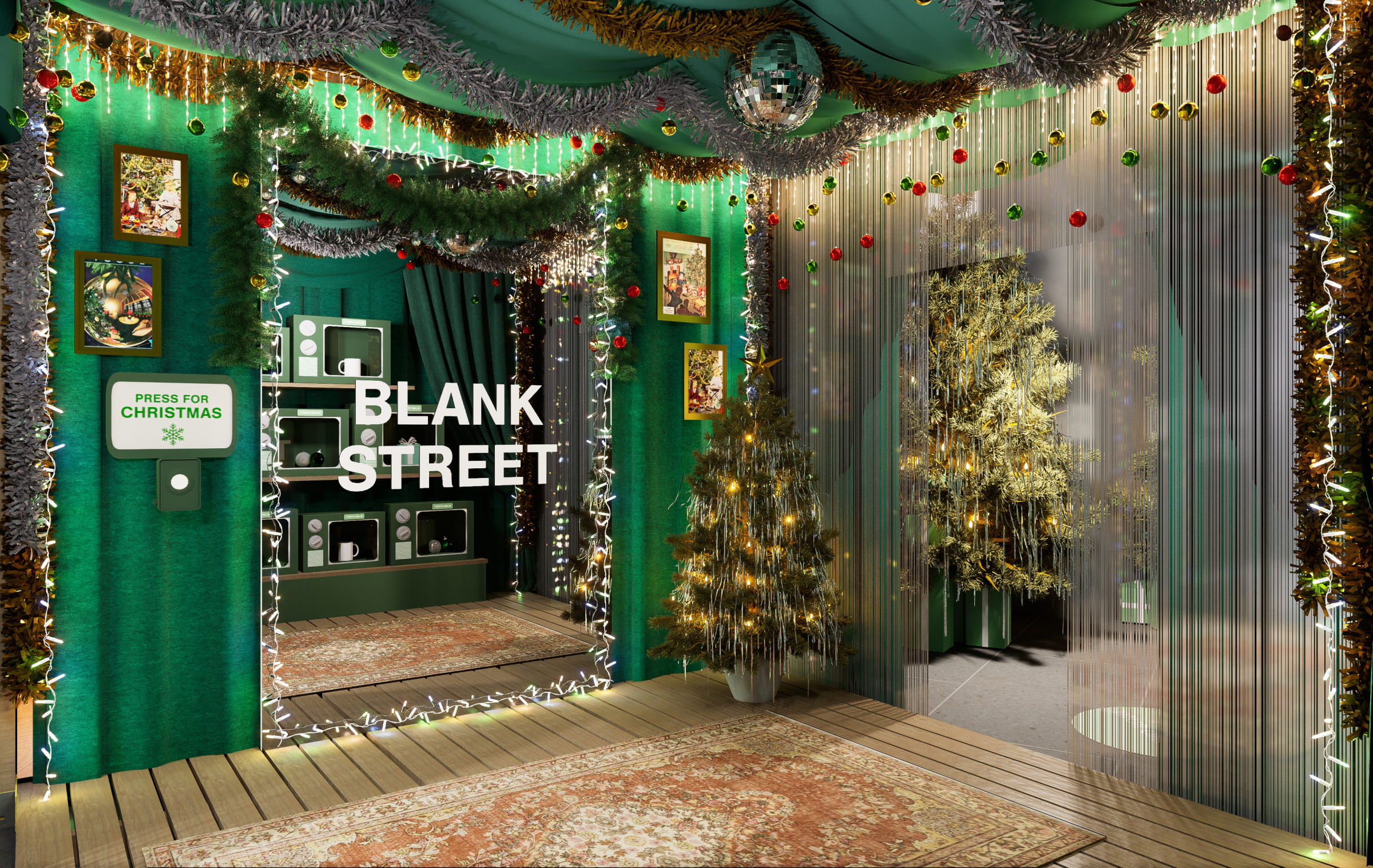 Blank Street brings nostalgia to London with festive gifting pop-up