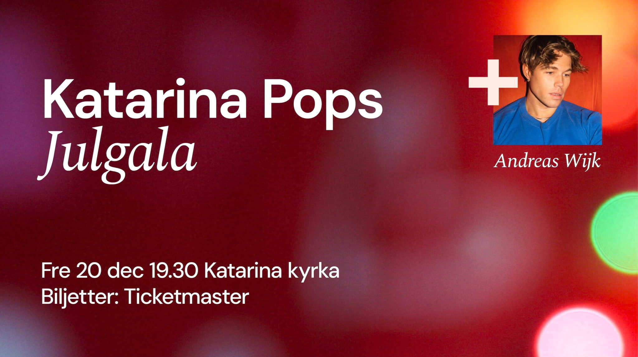 Julgala med Katarina Pop