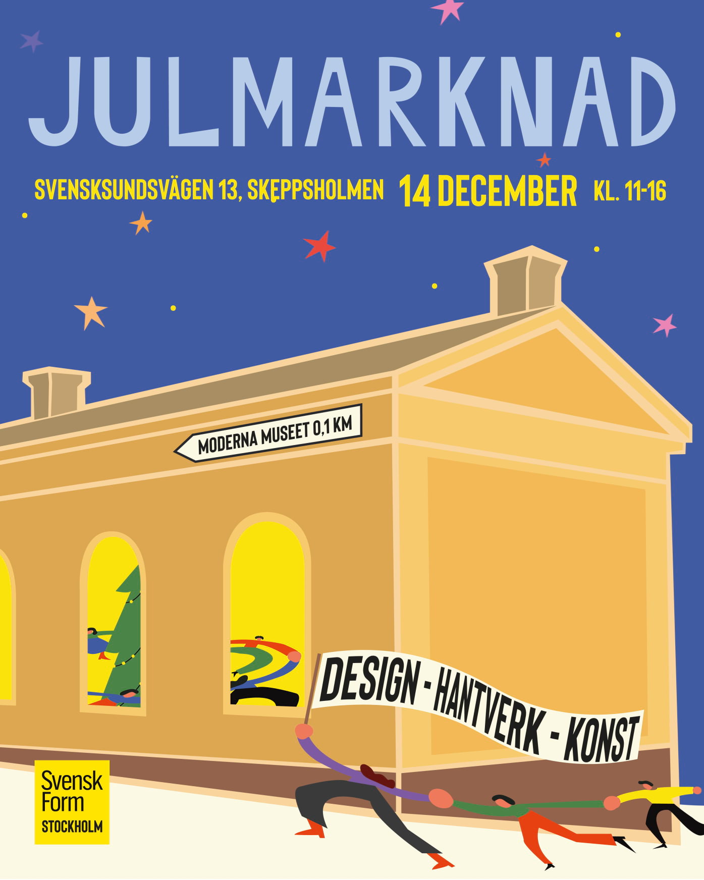 Svensk Forms julmarknad på Skeppsholmen