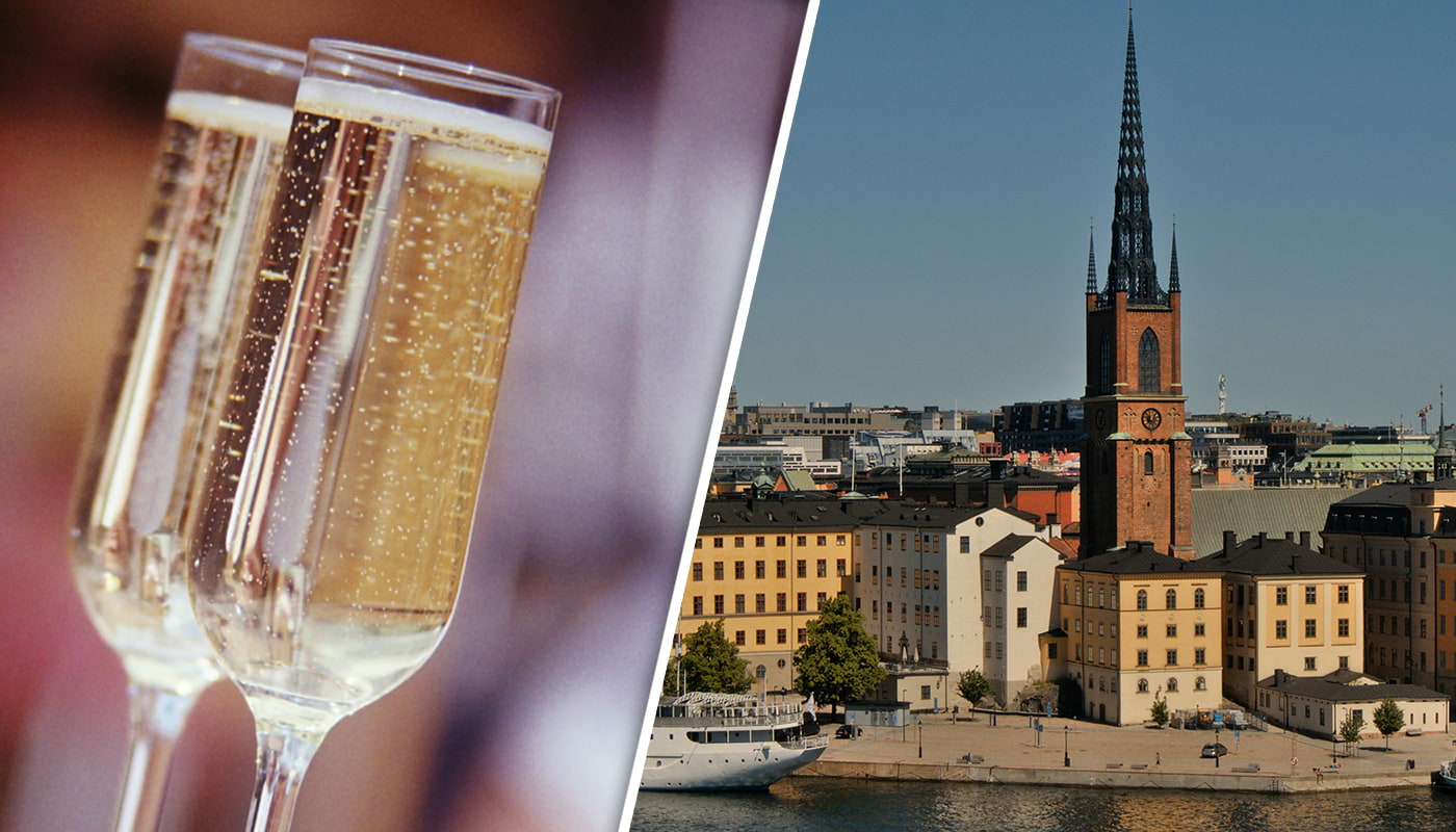 Så mycket kostar ett glas bubbel i Stockholm – snittpris per stadsdel