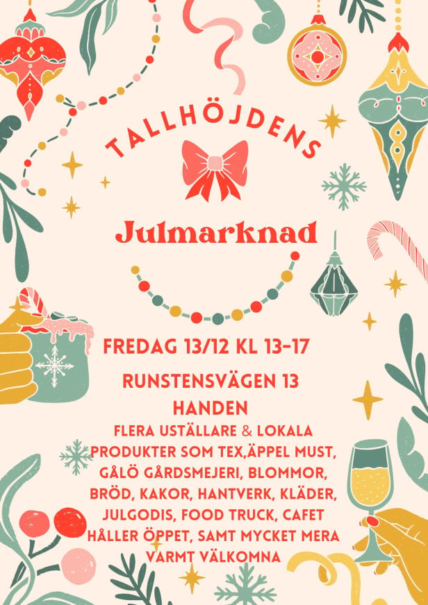 Tallhöjdens julmarknad – Julmarknader