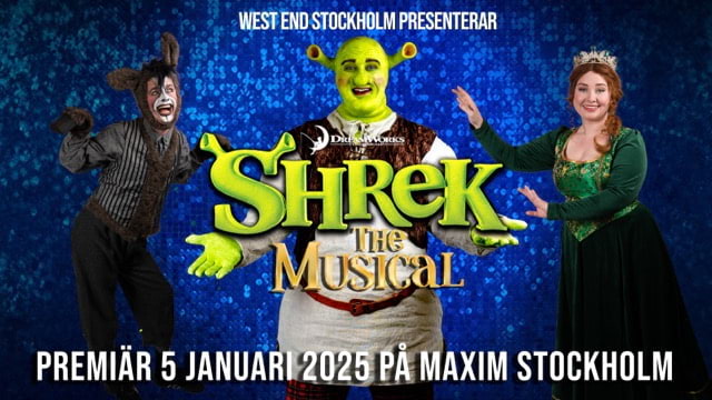 Shrek sätts upp som musikal på Maximteatern