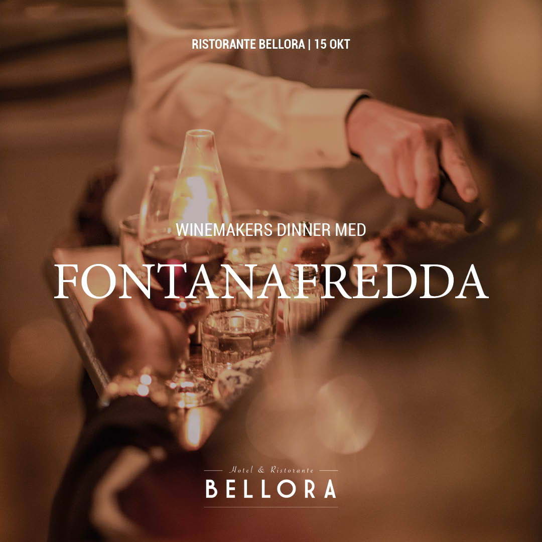 Winemakers dinner med Fontanafredda på Ristorante Bellora