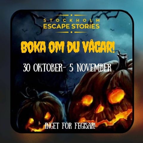 Escape room med halloween-tema