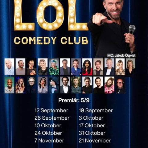 LOL Comedy Club på Hotel Kung Carl