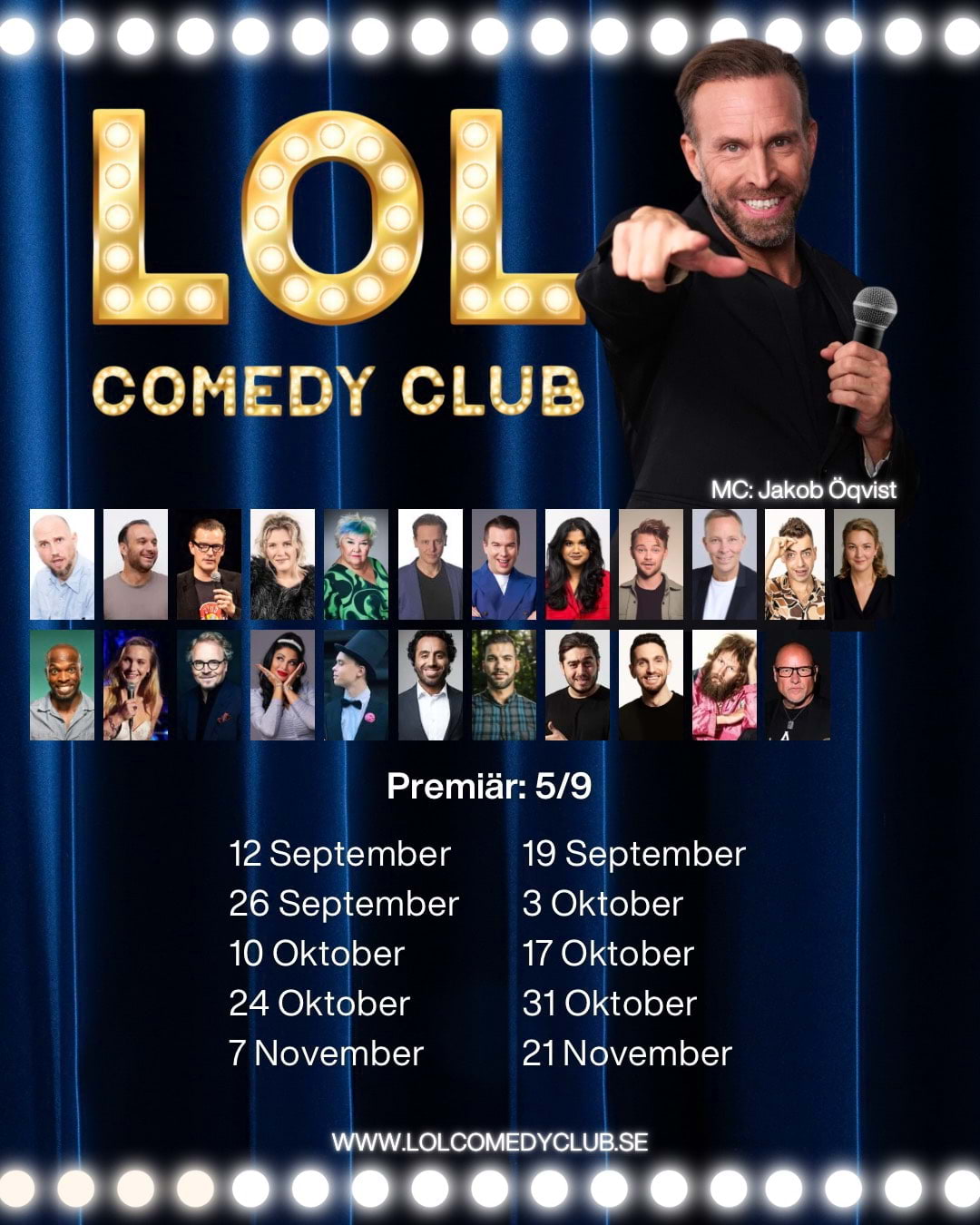 LOL Comedy Club på Hotel Kung Carl