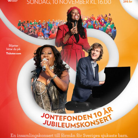 Jontefondens gospelkonsert för Sveriges sjukaste barn