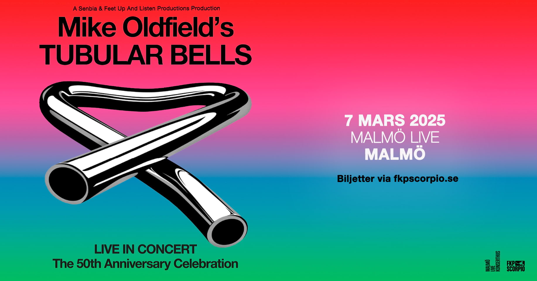 Mike Oldfield's Tubular Bells till Malmö