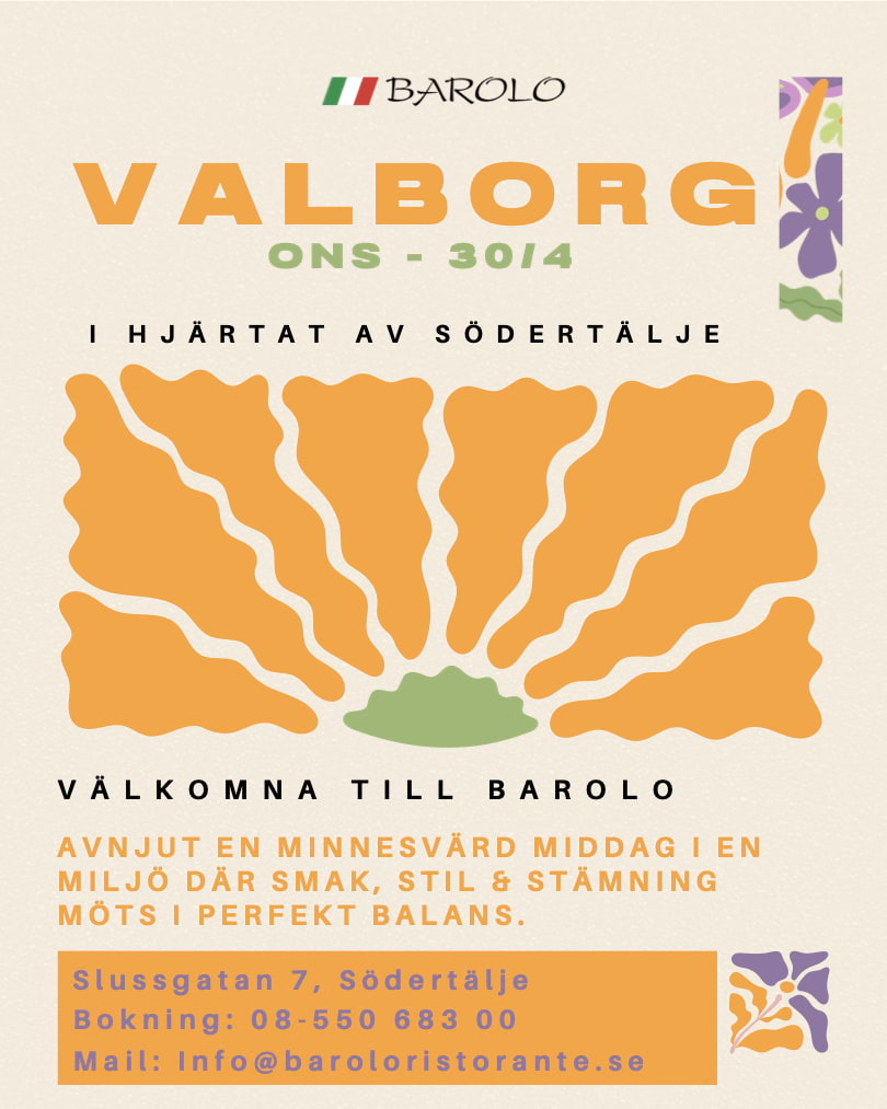 Valborg på Barolo Ristorante