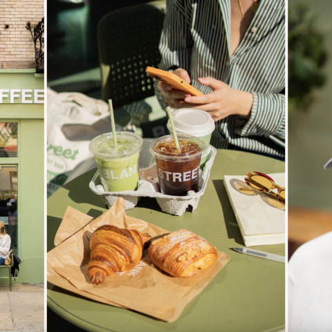 Blank Street's surprise pop-up brings spontaneous springtime fun to London