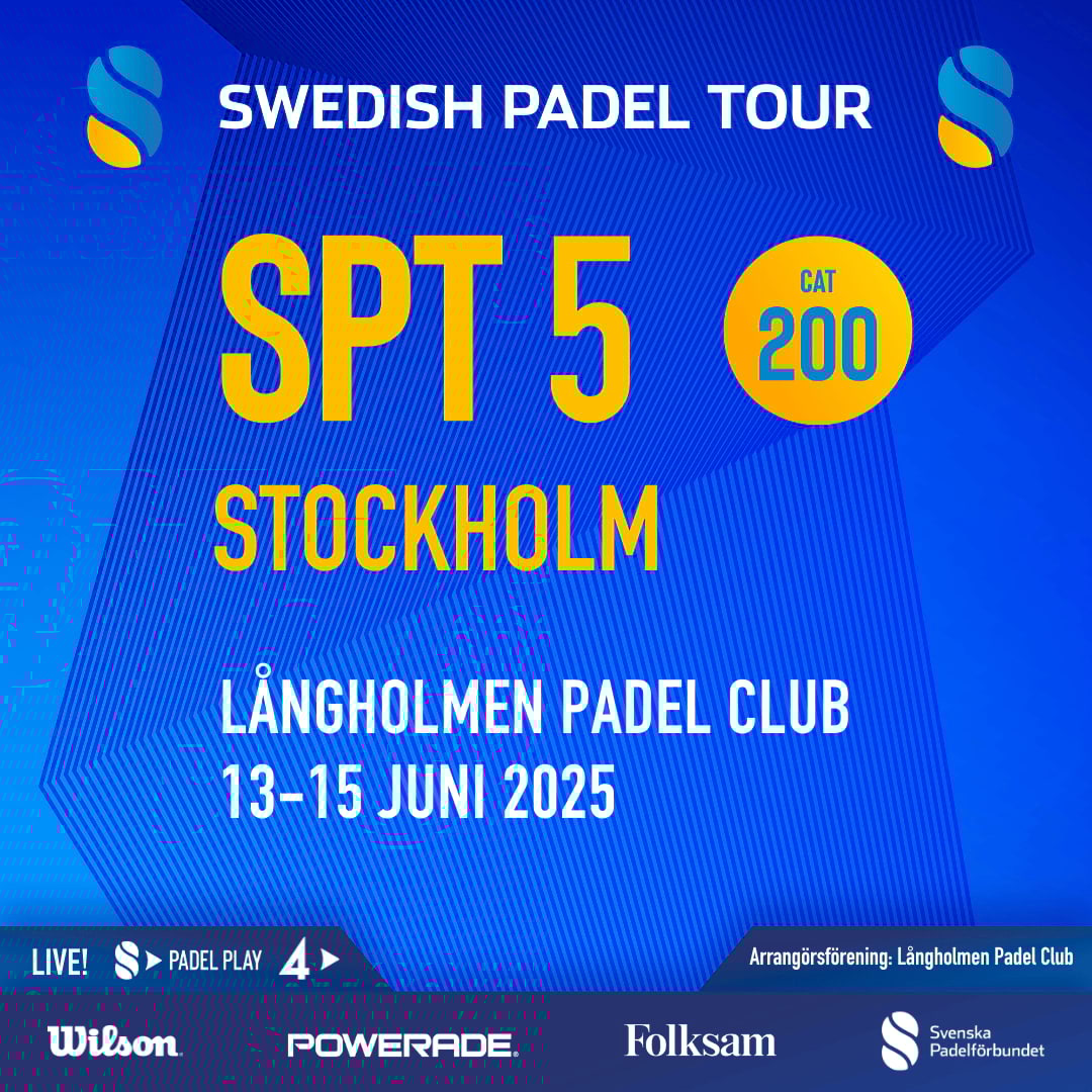 Swedish Padel Tour 5 på Långholmen Padel Club
