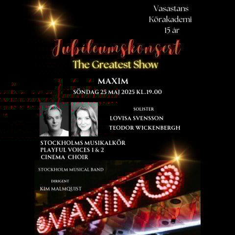 Jubileumskonsert med Vasastans Körakademi